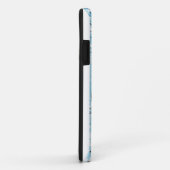 電話保護装置のcase=blueの渦巻及び星 Case-Mate iPhoneケース (裏面/右)