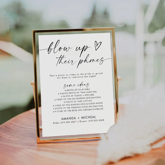 電話吹記録をミニマル化する 台座サイン