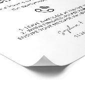 電話帳の結婚看板メッセ離れージ ポスター (角)