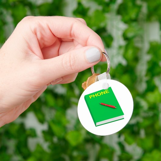電話帳 キーホルダー