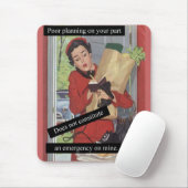 電話忙しヴィンテージ マウスパッド (マウス)