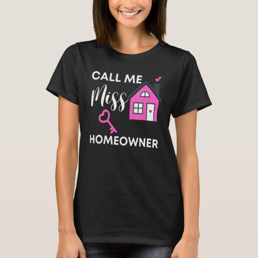 電話恋しく思Homeowner 2022引っ越し祝いパーティーニューNei Tシャツ (正面)