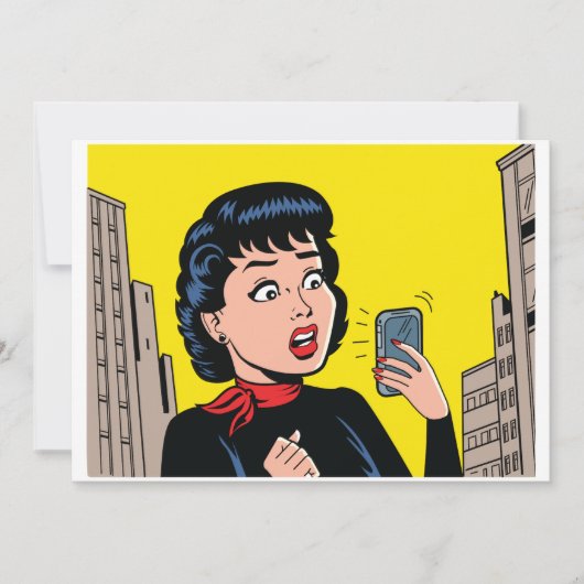 電話招待状 招待状 (正面)