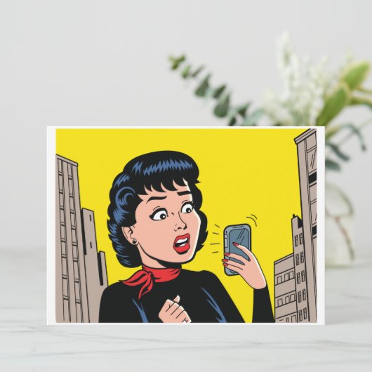 電話招待状 招待状 (スタンド正面)