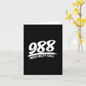 電話救済988 Premiumが必要 カード (黄色い花)