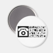 電話生き延び マグネット (正面/裏面)