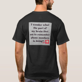 電話番号の記憶おもしろい、 Tシャツ
