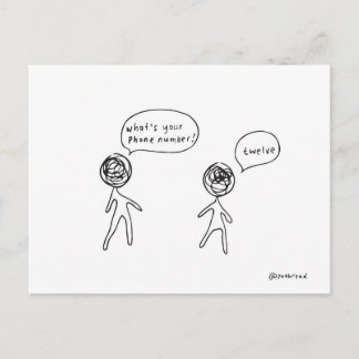 電話番号はがき ポストカード