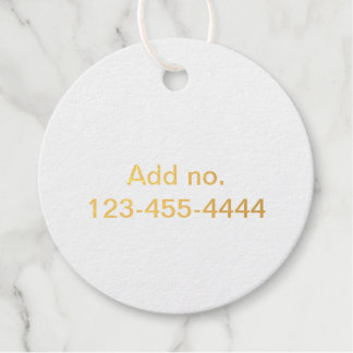 電話番号ビジネスのシンプル追ミニマル加 フェイバータグ