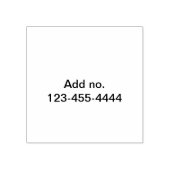 電話番号ビジネスのシンプル追ミニマル加 ラバースタンプ (インプリント)