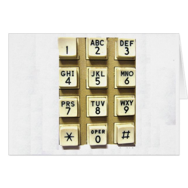 電話番号 (正面横)