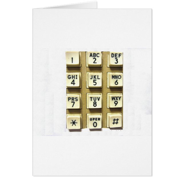 電話番号 (正面)