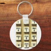 電話番号 キーホルダー (正面)