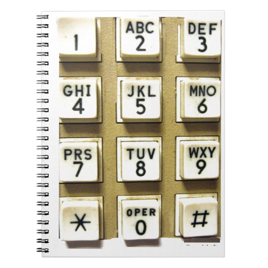 電話番号 ノートブック (正面)