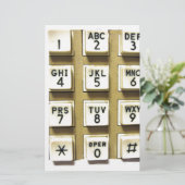 電話番号 便箋 (スタンド正面)