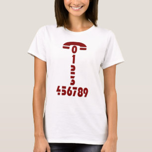 電話番号 Tシャツ