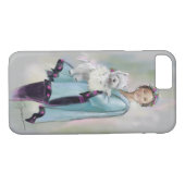 電話箱のIphone Westie犬のヴィンテージのレトロのファッション Case-Mate iPhoneケース (裏面(横))