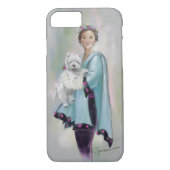 電話箱のIphone Westie犬のヴィンテージのレトロのファッション Case-Mate iPhoneケース (裏面)