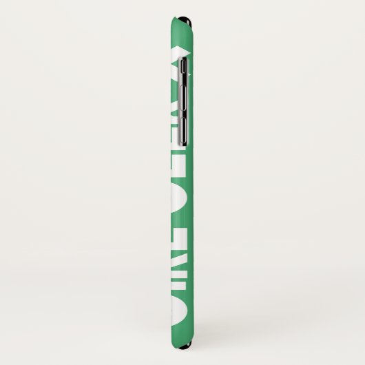 電話箱-緑 Case-Mate iPhoneケース (裏面/左)