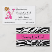 電話美容師 名刺 (正面/裏面)