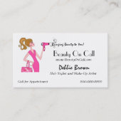 電話美容師 名刺 (正面)