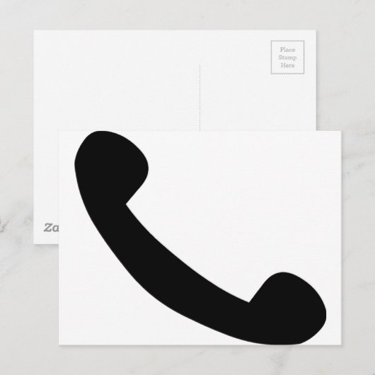 電話記号 ポストカード (正面/裏面)