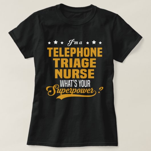 電話試聴ナース Tシャツ (デザイン正面)