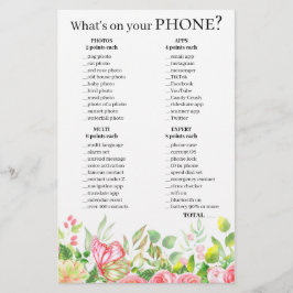 電話質問ゲーム💍ブライダルシャワー