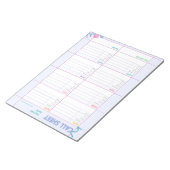 電話追跡メモ帳 ノートパッド (アングル)