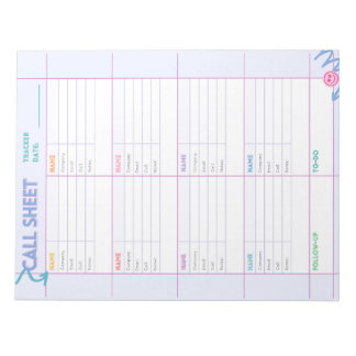 電話追跡メモ帳 ノートパッド