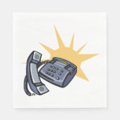 電話通信 スタンダードランチョンナプキン (正面)