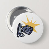 電話通信 缶バッジ (正面&裏面)