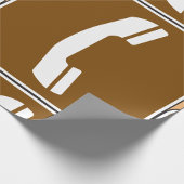 電話道路標識 ラッピングペーパー