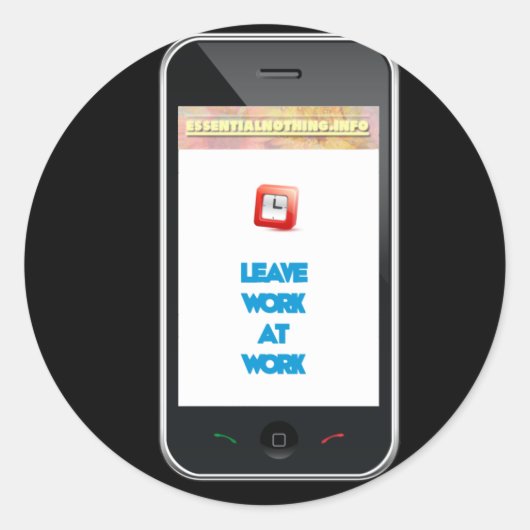 電話頭が切れるアドバイス ラウンドシール (正面)