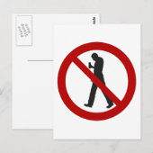 電話頭が切れるゾンビ禁止 ポストカード (正面/裏面)