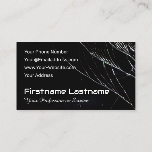 電話頭が切れる修理専門サービス 名刺 (裏面)