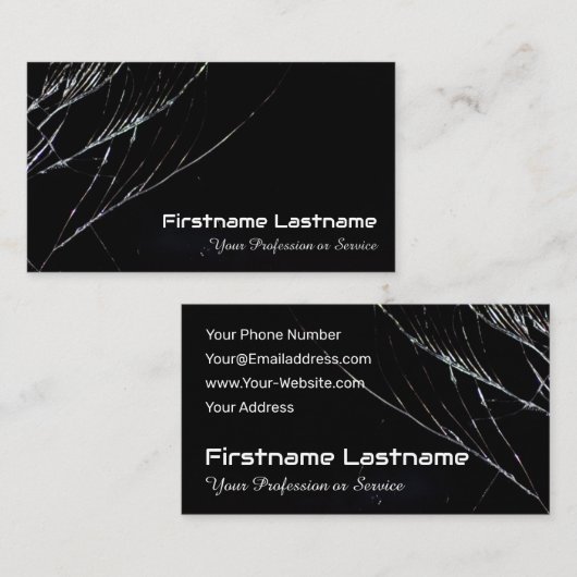 電話頭が切れる修理専門サービス 名刺 (正面/裏面)