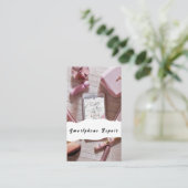 電話頭が切れる携帯電話の修理名刺 名刺 (スタンド正面)