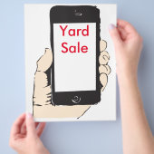 電話頭が切れる構内販売 チラシ (手)