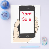 電話頭が切れる構内販売 チラシ (シングル)