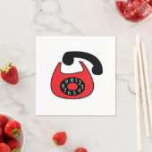 電話 スタンダードカクテルナプキン (インサイチュ)