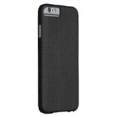 電話/タブレットケース – テクスチャ無地の – 黒 Case-Mate iPhoneケース (裏面/右)