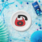 電話 ペーパープレート (パーティー)