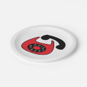 電話 ペーパープレート (アングル)