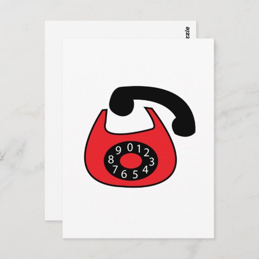 電話 ポストカード (正面/裏面)