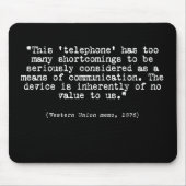 電話 マウスパッド (正面)