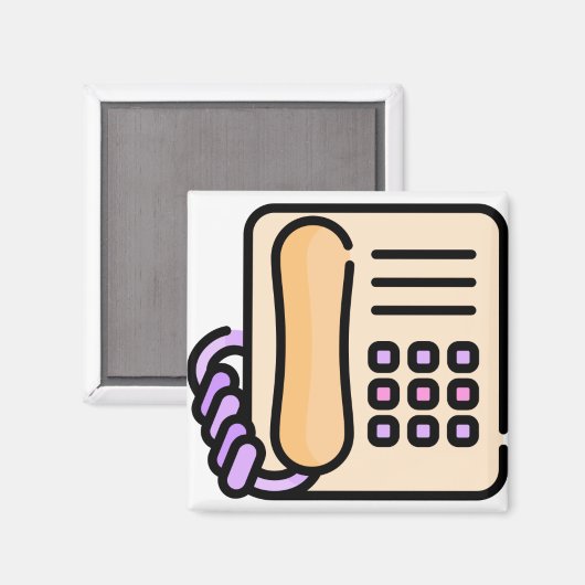 電話 マグネット (正面/裏面)