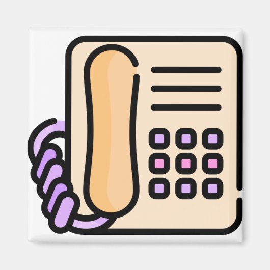 電話 マグネット (正面)