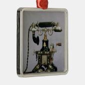 電話、国民のテレホンサービス、米国1890年 メタルオーナメント (右)