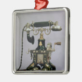 電話、国民のテレホンサービス、米国1890年 メタルオーナメント (左)